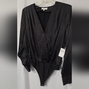 Good American Black Bodysuit